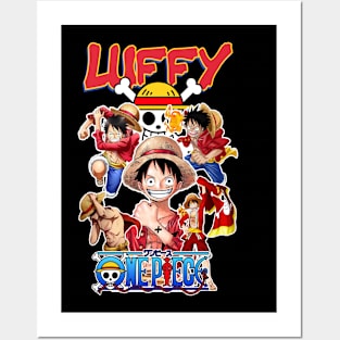 Luffy One Piece Posters and Art